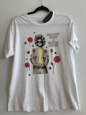 S NEW Chaser Rocket Man- Elton John T-shirt